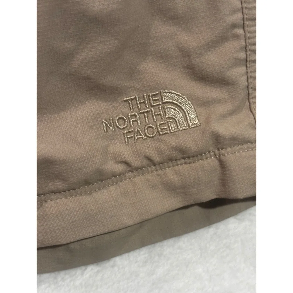 The North Face Shorts Cargo Mens 34 Khaki Zip Pockets Trail Trek‎ Hiking